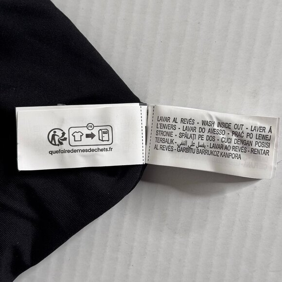 NWT Zara Bodysuit Polyamide sz S Wide Strap Black Low Back - Picture 7 of 9